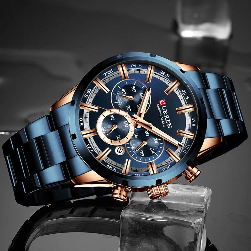 Curren 8355 Mens Watch - Blue_4
